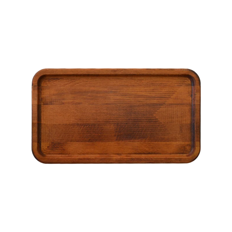 Ahşap Tepsi Köşeli Büyük Boy