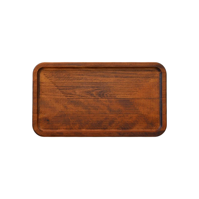 Ahşap Tepsi Köşeli Orta Boy