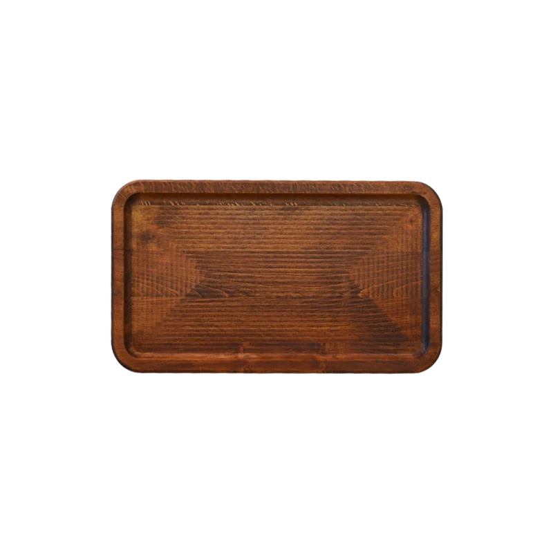 Ahşap Tepsi Köşeli Küçük Boy