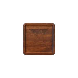 Kare Orta Boy Ahşap Sunum Tabağı