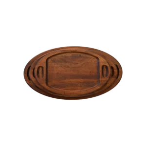 Ahşap Tepsi Oval Set (3’lü Set)