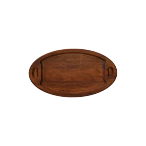 Ahşap Tepsi Oval Küçük Boy