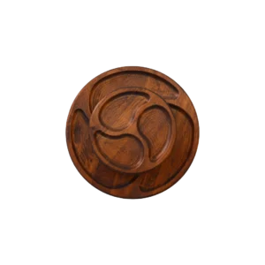 3’lü Sarmal (2'li Set) Ahşap Sunum Tabağı