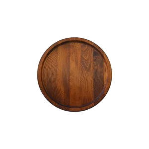 Yuvarlak Büyük Boy Ahşap Sunum Tabağı