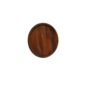 Yuvarlak Büyük Boy Ahşap Sunum Tabağı