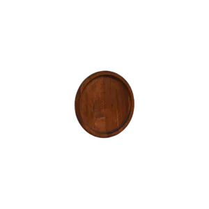 Yuvarlak Orta Boy Ahşap Sunum Tabağı