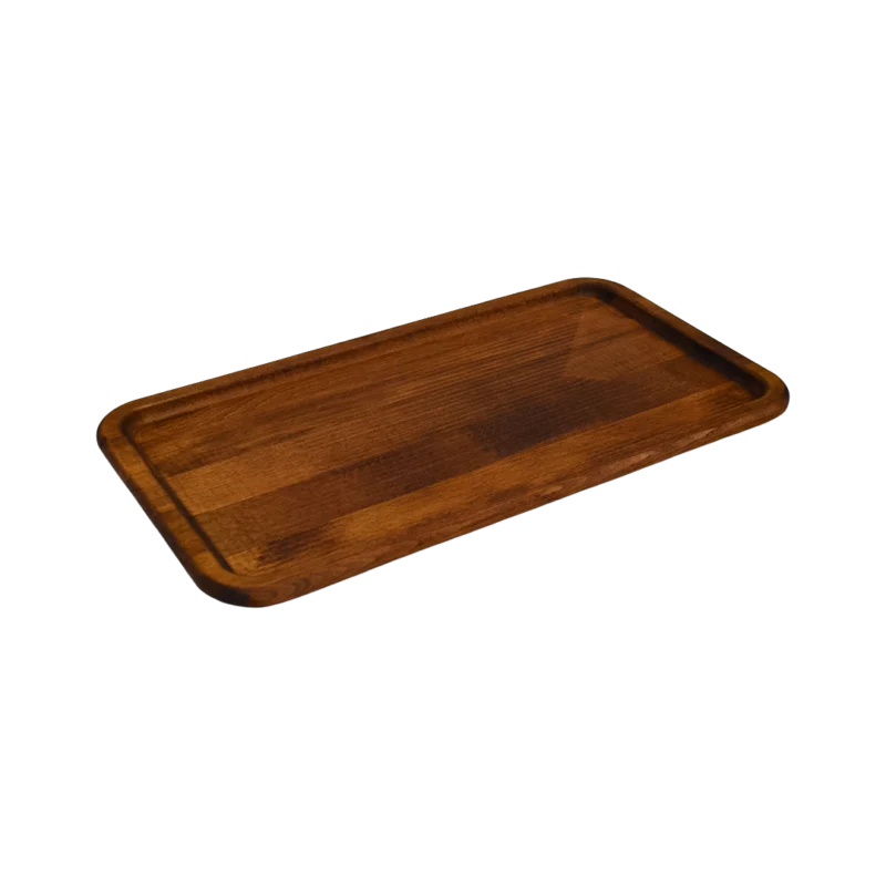 Ahşap Tepsi Köşeli Büyük Boy