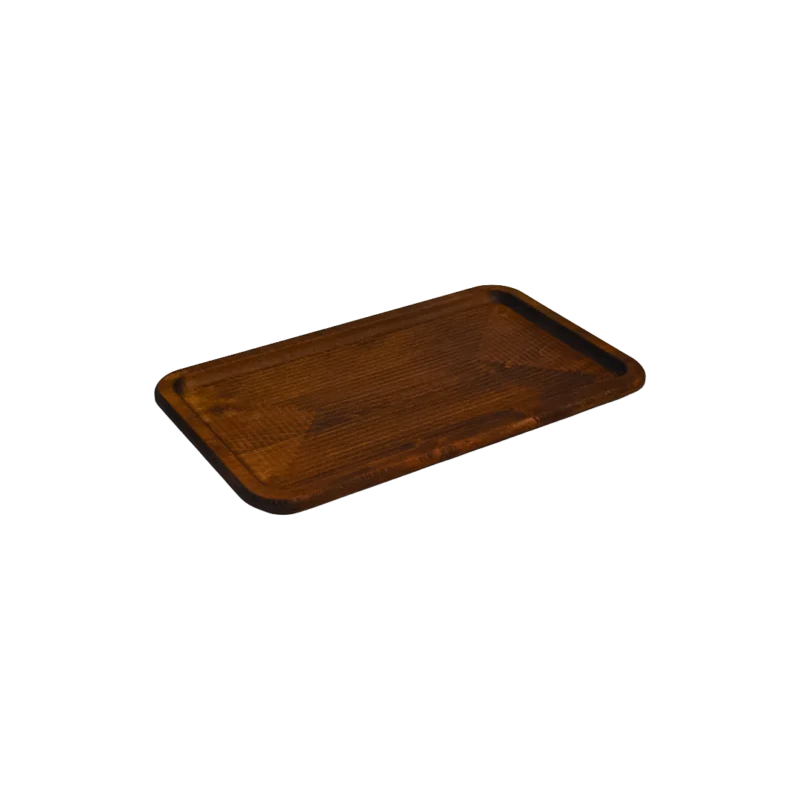 Ahşap Tepsi Köşeli Küçük Boy