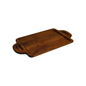 Ahşap Tepsi Kulplu Büyük Boy