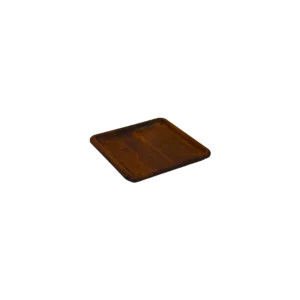 Kare Küçük Boy Ahşap Sunum Tabağı