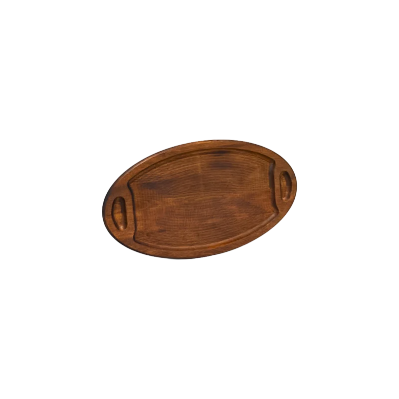 Ahşap Tepsi Oval Orta Boy