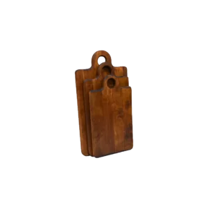 Ahşap Kesme Tahtası Köşeli Set (3’lü Set)