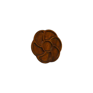 Çiçek Kesim Ahşap Sunum Tabağı