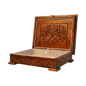 Dekoratif Ahşap Kuran Kutusu Büyük Boy