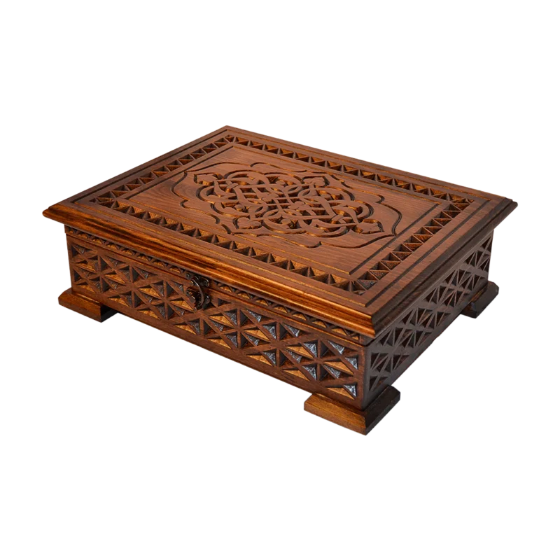 Dekoratif Ahşap Kuran Kutusu Rahle Boy