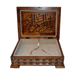 Dekoratif Ahşap Kuran Kutusu Rahle Boy