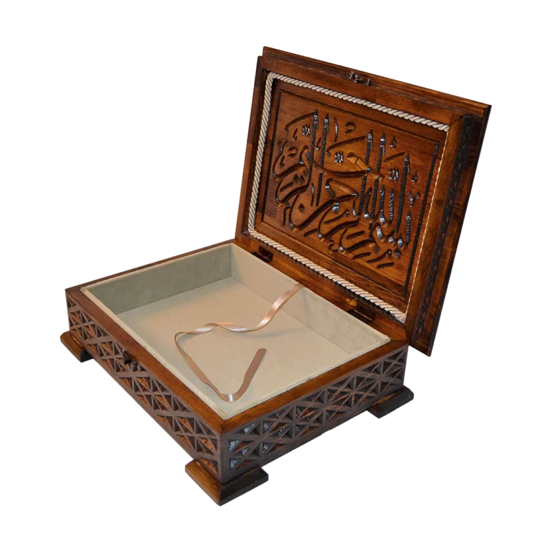 Dekoratif Ahşap Kuran Kutusu Rahle Boy