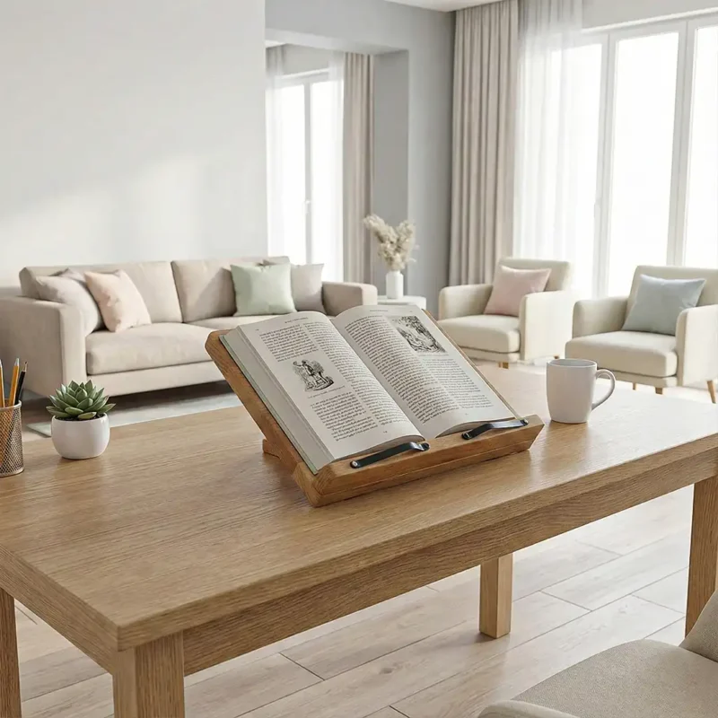 Ahşap Masaüstü Okuma Standı