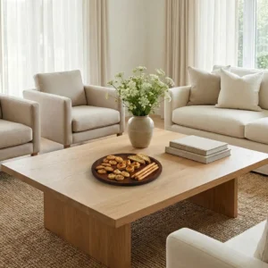 Yuvarlak Küçük Boy Ahşap Sunum Tabağı