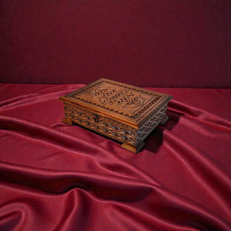 Dekoratif Ahşap Kuran Kutusu Rahle Boy