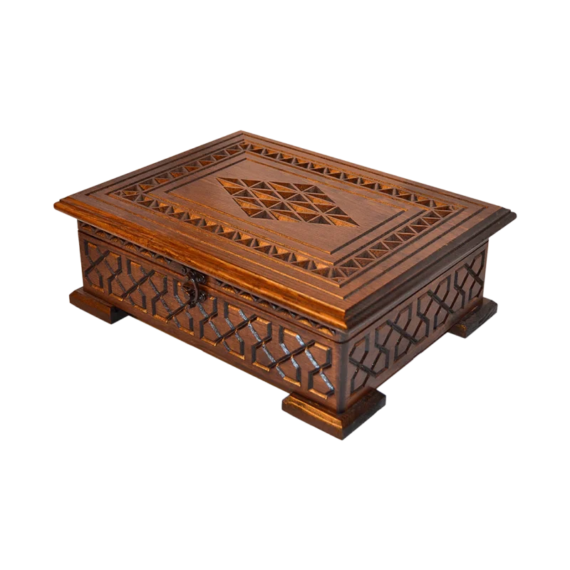 Dekoratif Ahşap Kuran Kutusu Orta Boy