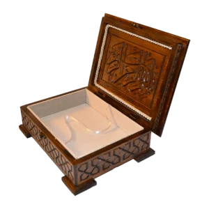 Dekoratif Ahşap Kuran Kutusu Orta Boy