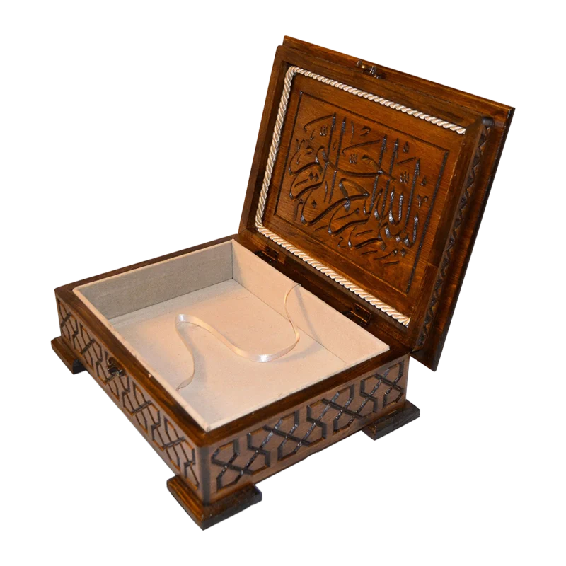 Dekoratif Ahşap Kuran Kutusu Orta Boy