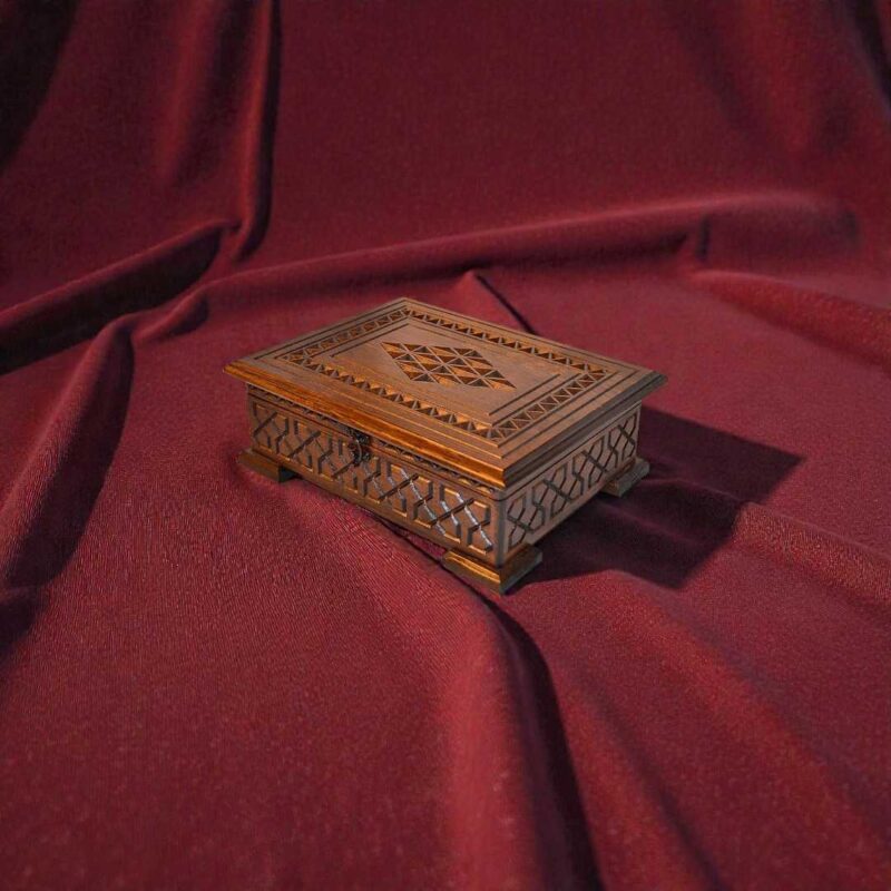 Dekoratif Ahşap Kuran Kutusu Orta Boy