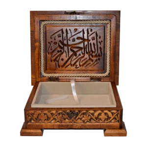 Dekoratif Ahşap Kuran Kutusu Çanta Boy