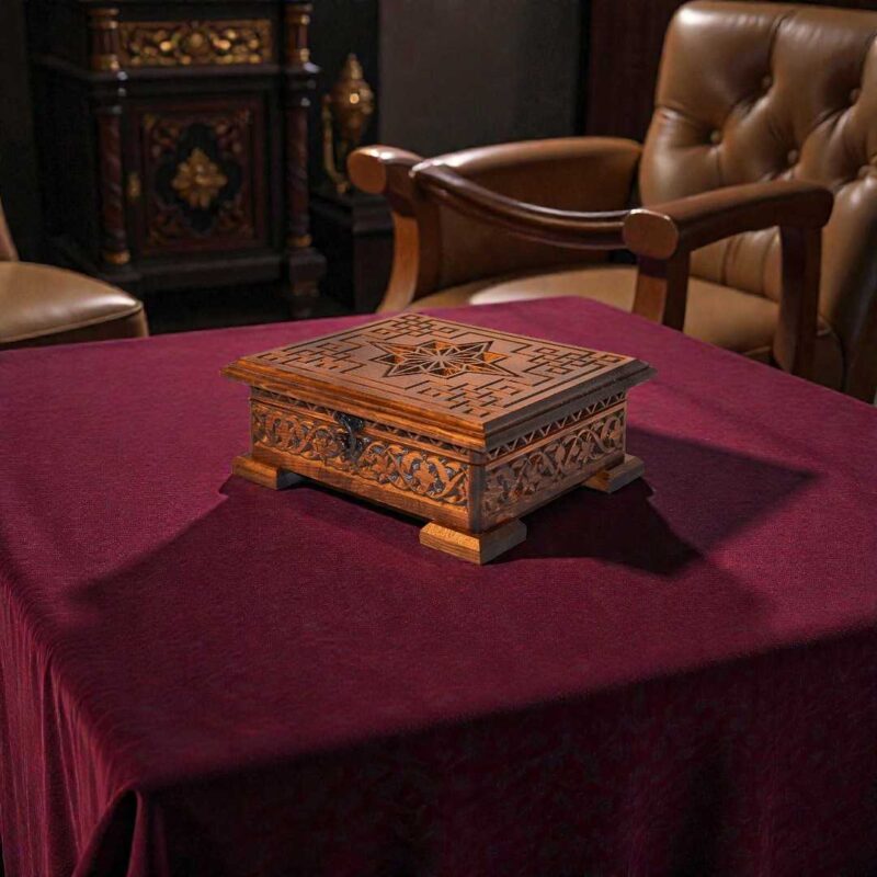 Dekoratif Ahşap Kuran Kutusu Çanta Boy